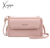 Xajzpa - Women Wallet Double Zipper Summer Female Shoulder Bag Top Quality Cell Phone Pocket Bags