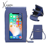 Xajzpa - Women Wallet Double Zipper Summer Female Shoulder Bag Top Quality Cell Phone Pocket Bags