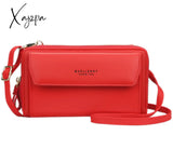 Xajzpa - Women Wallet Double Zipper Summer Female Shoulder Bag Top Quality Cell Phone Pocket Bags