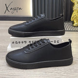 Xajzpa - Women White Shoes Lace Up Casual Sneakers Breathable Board Soft Vulcanized Flat Zapatos De