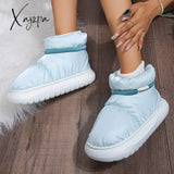 Xajzpa - Women’s 2023 Winter Warm Plush Cotton Padded Shoes Thick Bottom Waterproof Down Snow