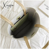 Xajzpa - Women’s Bag New Vertical Korean Fashion Solid Color Casual Shoulder Large Capacity