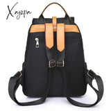 Xajzpa - Women’s Black Oxford Backpack Female Anti Theft Travel Women School Girls Bookbag Ladies