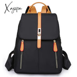 Xajzpa - Women’s Black Oxford Backpack Female Anti Theft Travel Women School Girls Bookbag Ladies