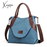 Xajzpa - Women’s Canvas Bag Handbags Shoulder Bags Messenger Crossbody Tote Large Capacity Work