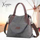 Xajzpa - Women’s Canvas Bag Handbags Shoulder Bags Messenger Crossbody Tote Large Capacity Work