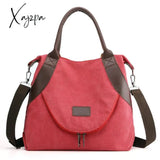 Xajzpa - Women’s Canvas Bag Handbags Shoulder Bags Messenger Crossbody Tote Large Capacity Work