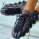 Xajzpa - Women’s Casual Fashion Lightweight Sock Sneakers