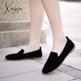 Women's Casual Shoes BFS09 Knitting Fabric Breathable Flats - Touchy Style.