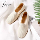 Women's Casual Shoes BFS09 Knitting Fabric Breathable Flats - Touchy Style.