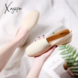 Women's Casual Shoes BFS09 Knitting Fabric Breathable Flats - Touchy Style.