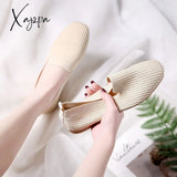 Women's Casual Shoes BFS09 Knitting Fabric Breathable Flats - Touchy Style.