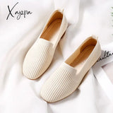 Women's Casual Shoes BFS09 Knitting Fabric Breathable Flats - Touchy Style.