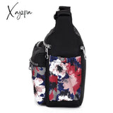 Xajzpa - Women’s Crossbody Bag Waterproof Nylon Flower Shoulder Messenger Bags Casual Top-Handle