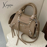 Xajzpa - Women’s Fashion Handbag Beautiful Lady Crossbody Bag Elegant Pu Leather One Shoulder