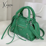 Xajzpa - Women’s Fashion Handbag Beautiful Lady Crossbody Bag Elegant Pu Leather One Shoulder