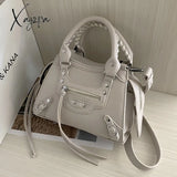 Xajzpa - Women’s Fashion Handbag Beautiful Lady Crossbody Bag Elegant Pu Leather One Shoulder