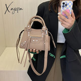 Xajzpa - Women’s Fashion Handbag Beautiful Lady Crossbody Bag Elegant Pu Leather One Shoulder