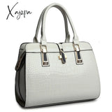 Xajzpa - Women’s Handbag Luxury White Hand Leather Messenger Bag Women Bolso White