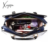 Xajzpa - Women’s Handbag Luxury White Hand Leather Messenger Bag Women Bolso