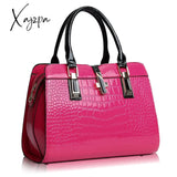 Xajzpa - Women’s Handbag Luxury White Hand Leather Messenger Bag Women Bolso Rose