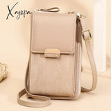 Xajzpa - Women’s Messenger Bag Shoulder Mobile Phone Bags Small Pu Leather Crossbody Wallet