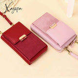 Xajzpa - Women’s Messenger Bag Shoulder Mobile Phone Bags Small Pu Leather Crossbody Wallet