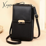 Xajzpa - Women’s Messenger Bag Shoulder Mobile Phone Bags Small Pu Leather Crossbody Wallet