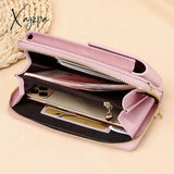 Xajzpa - Women’s Messenger Bag Shoulder Mobile Phone Bags Small Pu Leather Crossbody Wallet