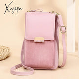 Xajzpa - Women’s Messenger Bag Shoulder Mobile Phone Bags Small Pu Leather Crossbody Wallet