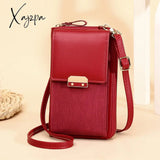 Xajzpa - Women’s Messenger Bag Shoulder Mobile Phone Bags Small Pu Leather Crossbody Wallet