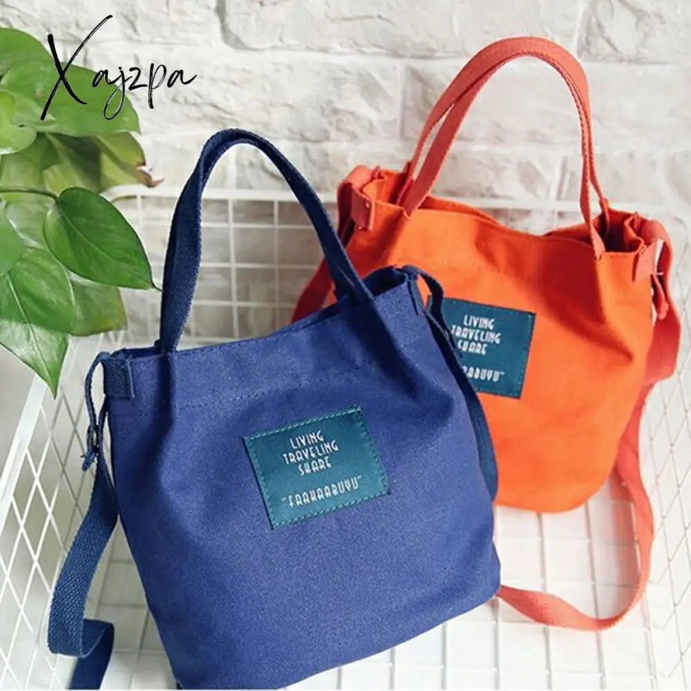Xajzpa - Women’s Mini Corduroy Shoulder Bag Female New Small Canvas Handbag Totes Ladies Casual