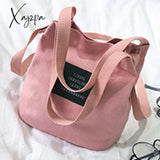 Xajzpa - Women’s Mini Corduroy Shoulder Bag Female New Small Canvas Handbag Totes Ladies Casual