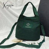 Xajzpa - Women’s Mini Corduroy Shoulder Bag Female New Small Canvas Handbag Totes Ladies Casual