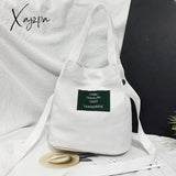 Xajzpa - Women’s Mini Corduroy Shoulder Bag Female New Small Canvas Handbag Totes Ladies Casual