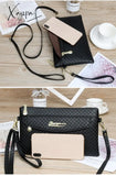 Xajzpa - Women’s Pu Crossbody Bags Adjustable Shoulder Strap New Fashion Diamond Lattice