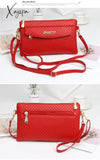 Xajzpa - Women’s Pu Crossbody Bags Adjustable Shoulder Strap New Fashion Diamond Lattice