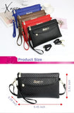 Xajzpa - Women’s Pu Crossbody Bags Adjustable Shoulder Strap New Fashion Diamond Lattice