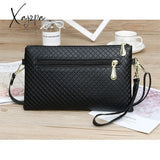 Xajzpa - Women’s Pu Crossbody Bags Adjustable Shoulder Strap New Fashion Diamond Lattice