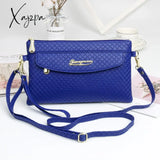Xajzpa - Women’s Pu Crossbody Bags Adjustable Shoulder Strap New Fashion Diamond Lattice