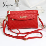 Xajzpa - Women’s Pu Crossbody Bags Adjustable Shoulder Strap New Fashion Diamond Lattice
