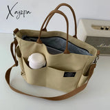 Xajzpa - Women’s Retro Large Size Bags Cotton Canvas Shoulder Bag Fashion Crossbody Handbag