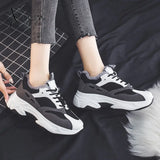 Xajzpa - Women’s Running Shoes Comfortable Warm Sneakers Fashion Thick Bottom Vulcanized