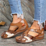 Xajzpa - Women’s Sandals Roman Summer Ladies Fashion Platform Shoes Women Outdoor Female Woman