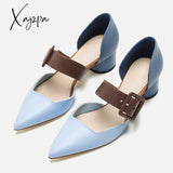 Xajzpa - Women’s Simple Buckle Casual Low Heels