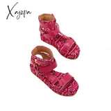 Xajzpa - Womens Summer Sandals Vintage Graffiti Platforms