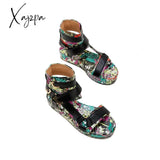 Xajzpa - Womens Summer Sandals Vintage Graffiti Platforms