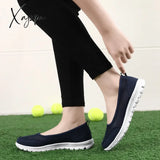 Xajzpa - Women’s Vulcanized Shoes Fashion Light Breathable Mesh Walking Flat Women Casual