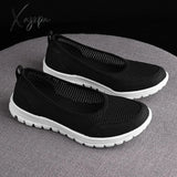 Xajzpa - Women’s Vulcanized Shoes Fashion Light Breathable Mesh Walking Flat Women Casual