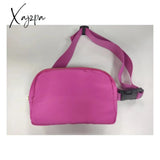 Xajzpa - Women’s Waist Bag And Adjustable Belt Fashion Running Walking Rose Red